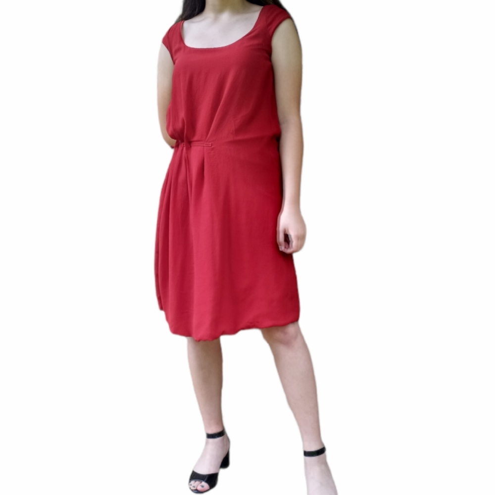 HANNOH WESSEL Red Sleeveless Dress Size 8